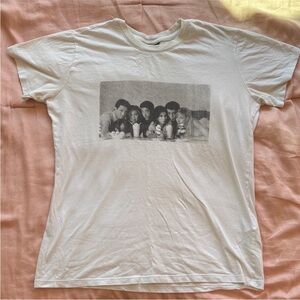 Friends The Relaxed Tee Graphic Tee Shirt Sleeve White Womens XS